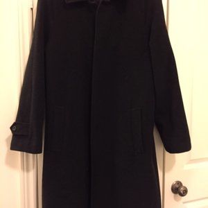 Isaac Mizrahi - Mens wool and cashmere blend coat